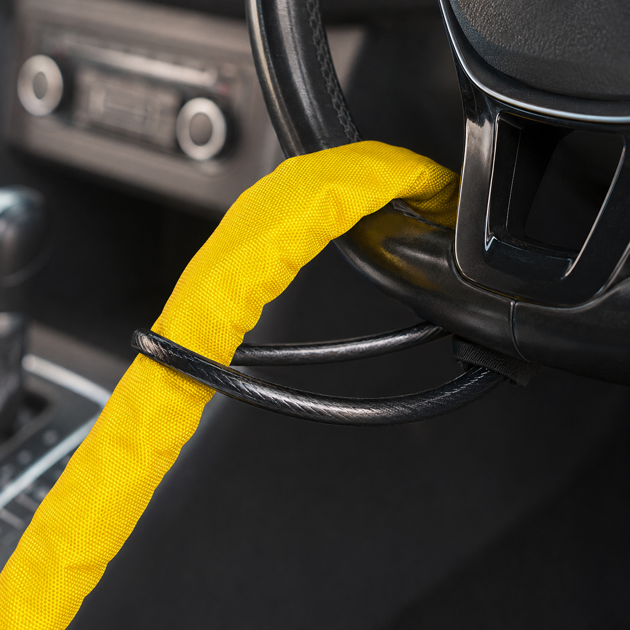 SteerVault Steering Wheel Lock — Heavy Duty Anti-Theft